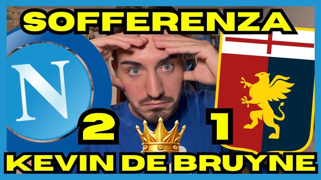 😱CHE FATICA‼️KEVIN DE BRUYNE È IMMORTALE 👑 #calcio #sscnapoli #napoli #napoligenoa #seriea #genoa