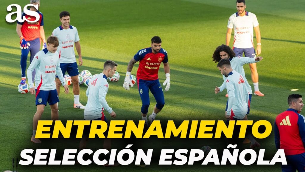 ENTRENAMIENTO de la SELECCIÓN ESPAÑOLA para la CLASIFICACIÓN MUNDIAL 2026: ESPAÑA vs GEORGIA