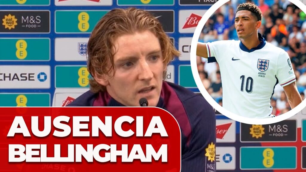 INGLATERRA valora la AUSENCIA de BELLINGHAM por lesión de la SELECCIÓN