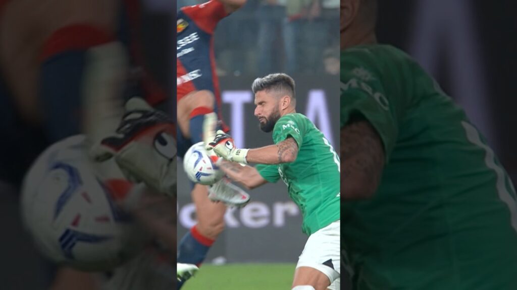A striker between the sticks? Only Giroud! 😱 | #shorts