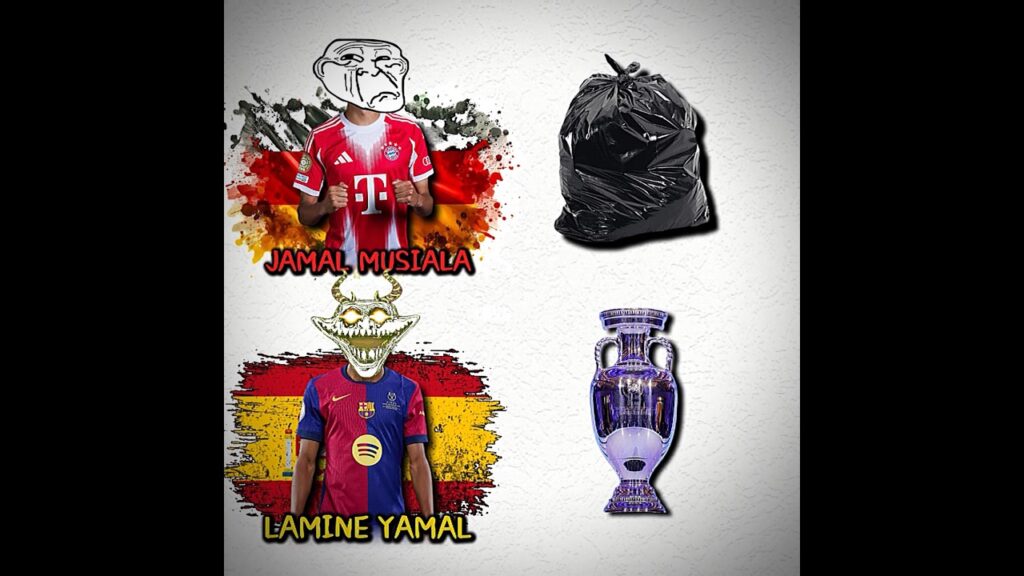 YAMAL VS MUSIALA #football #trophy #shorts