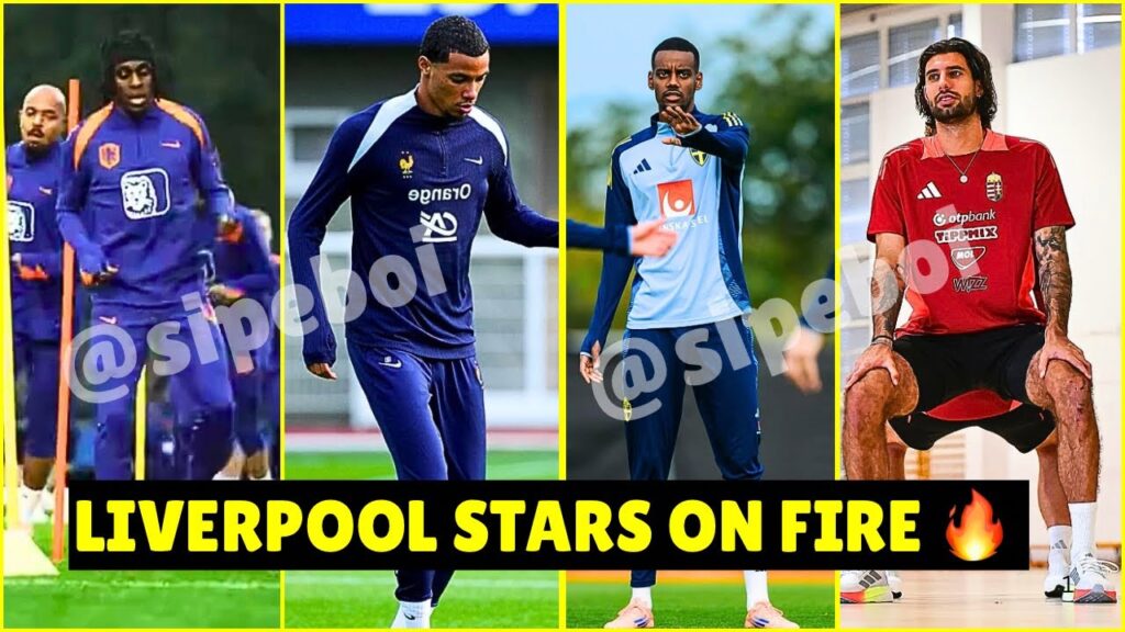 Frimpong, Ekitike, Alexander Isak And Szoboszlai SHINE In Training TODAY While On International Duty
