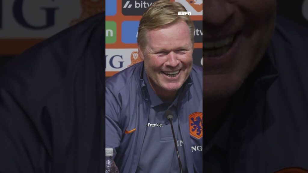 Frenkie de Jong is de pers te slim af🧠😉