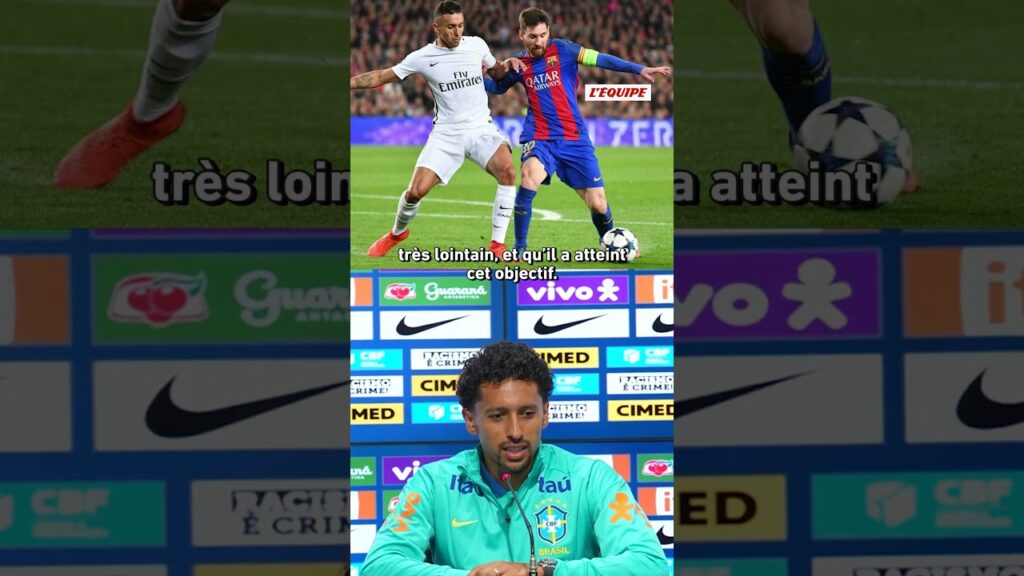 ⚽️🇧🇷 Quand Marquinhos parle du titre du PSG en sélection #brazil #psg #marquinhos #football