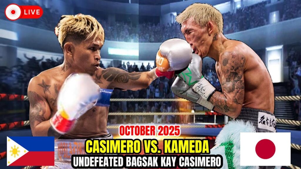 CASIMERO PINABAGSAK ANG UNDEFEATED CHAMPION | CASIMERO vs KAMEDA OCT 2025 LATEST