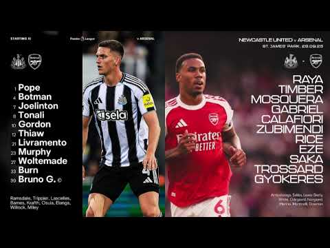 Newcastle United VS Arsenal - Premier League 2025/26 - BBC Radio 5 Live commentary