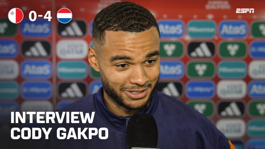 ⚽⚽🅰️ Cody Gakpo: "Het was bij vlagen moeizaam. Uiteindelijk winnen we 4-0, dus dat is prima"