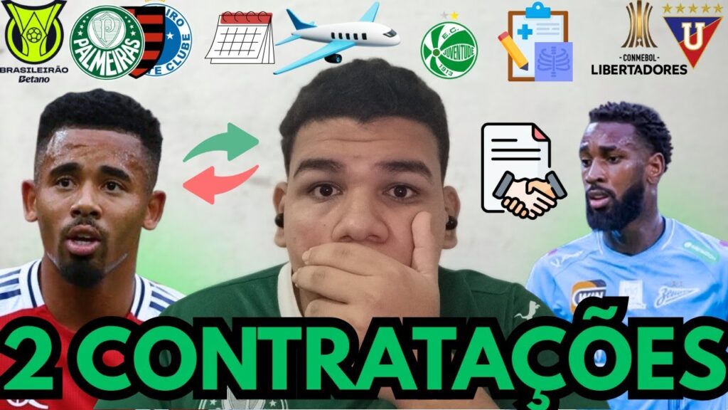 💣GERSON E GABRIEL JESUS no PALMEIRAS!? Verdão CHEIO de DESFALQUES contra o JUVENTUDE! 💚⚽