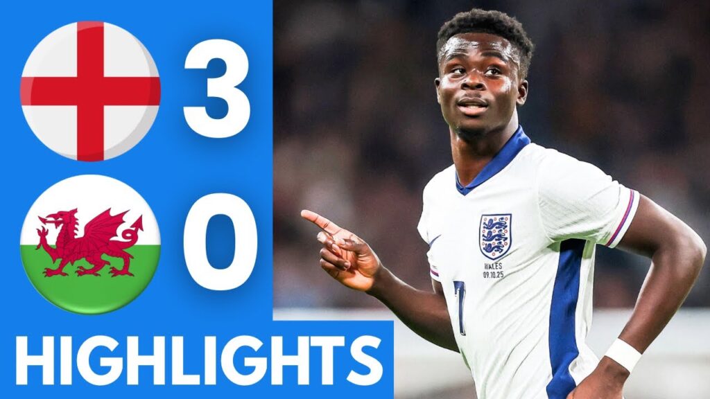 SAKA BANGER! England vs Wales (3-0) Highlights | Friendlies