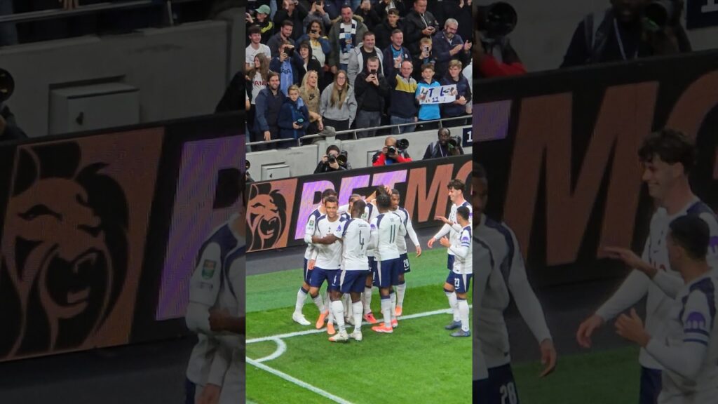 JOÃO PALHINHA WITH AN OVERHEAD KICK: Tottenham v Doncaster