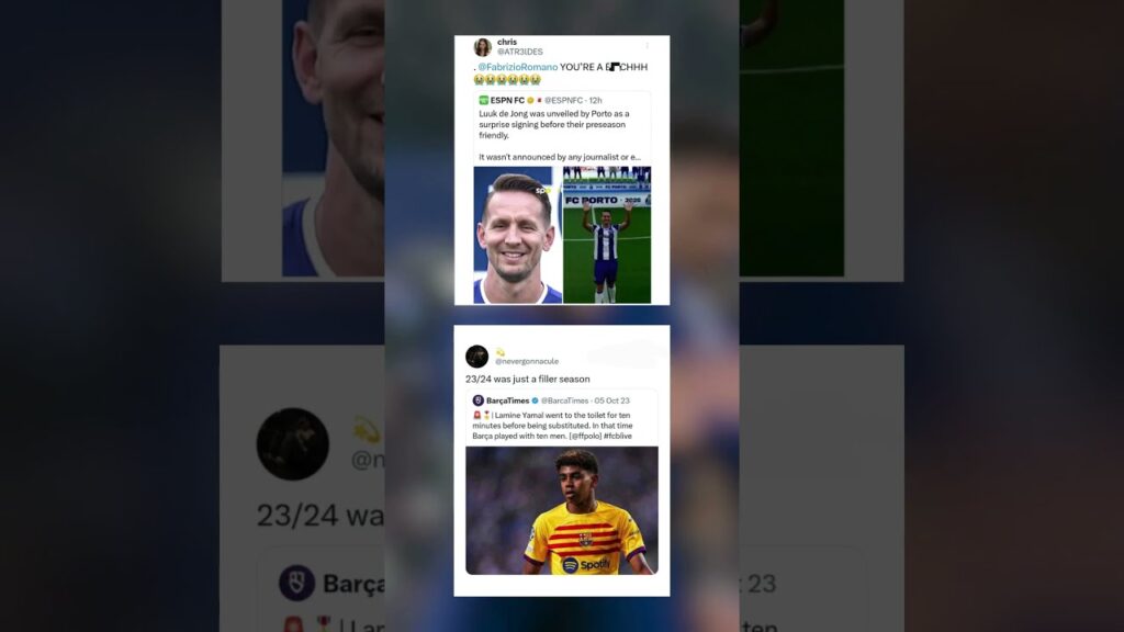 it's just luuk de jong I doubt Porto fans are excited 😂