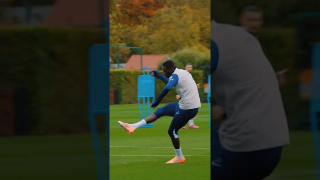 TOTTENHAM TRAINING SESSION: Kolo Muani, Scarlett, Dragusin at Hotspur Way During International Break