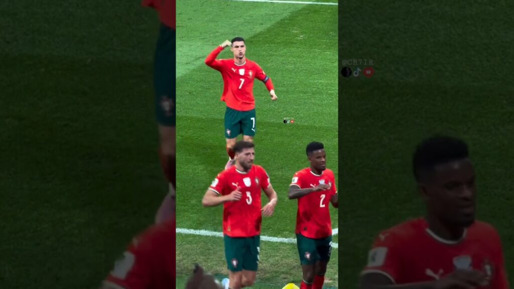 Ronaldo after Rúben Neves' goal 😂❤️