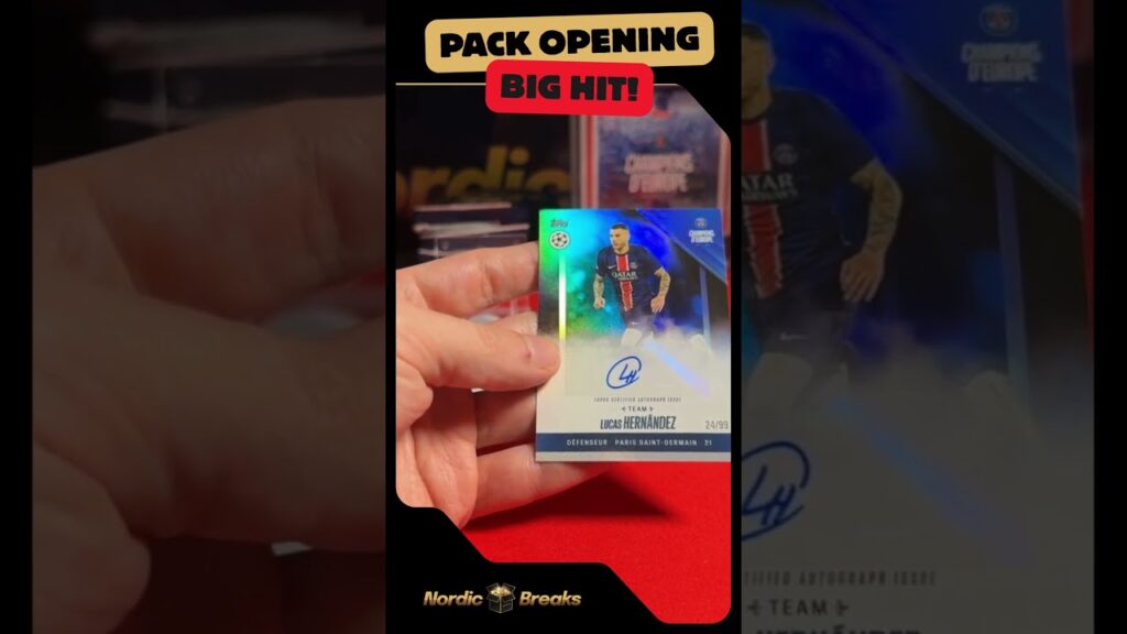 Lucas Hernandez - Autograph - Topps Paris Saint-Germain: Champions d’Europe 2025