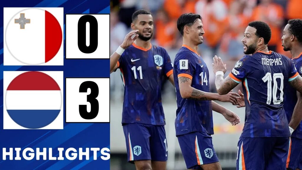 Malta vs Netherlands 0-3 | Highlights & All Goals | World Cup Qualifiers 2026– Cody Gakpo