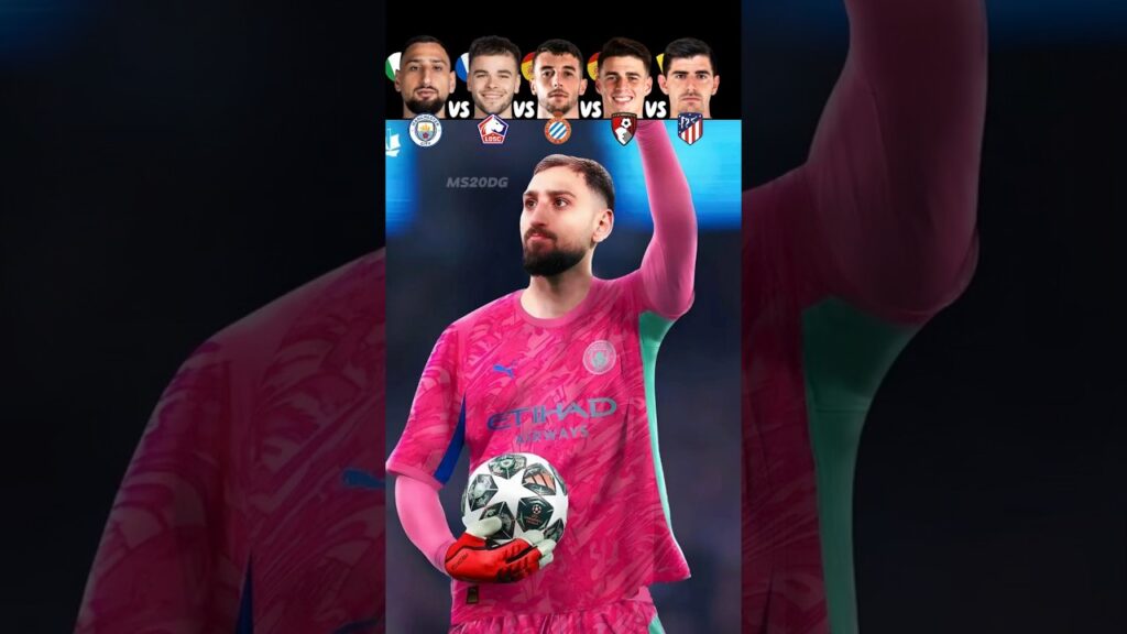Donnarumma VS Lucas VS Garcia VS Kepa VS Courtois 🥶🥵 Goalkeeper Destroyed Future Club Challenge