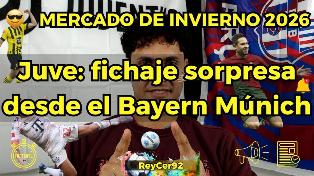 La Juventus va por Guerreiro! Fichaje sorpresa desde el Bayern Múnich | Mercado de Invierno 2026