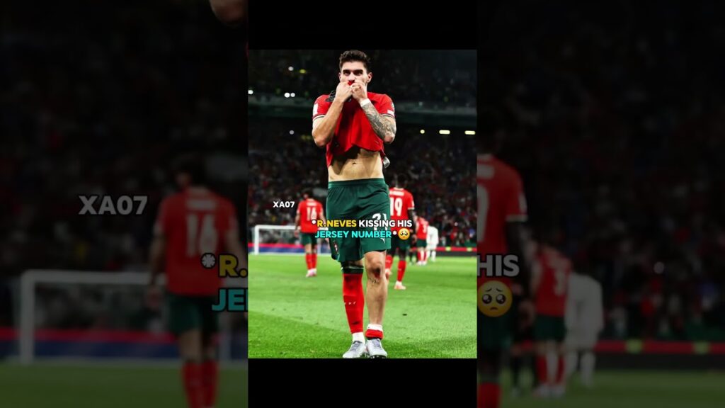 Ruben Neves Dedicated His First Portugal Goal To Diogo Jota❤️‍🩹 #shorts #ronaldo #messi #shortsvideo