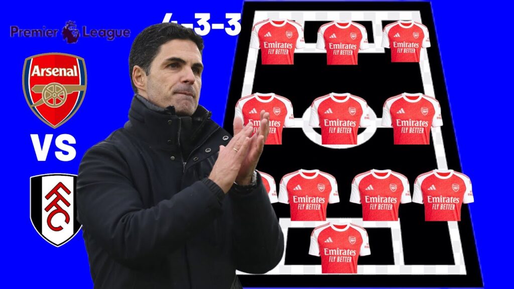 ARSENAL XI ARTETA`S TACTICAL CHESS VS FULHAM