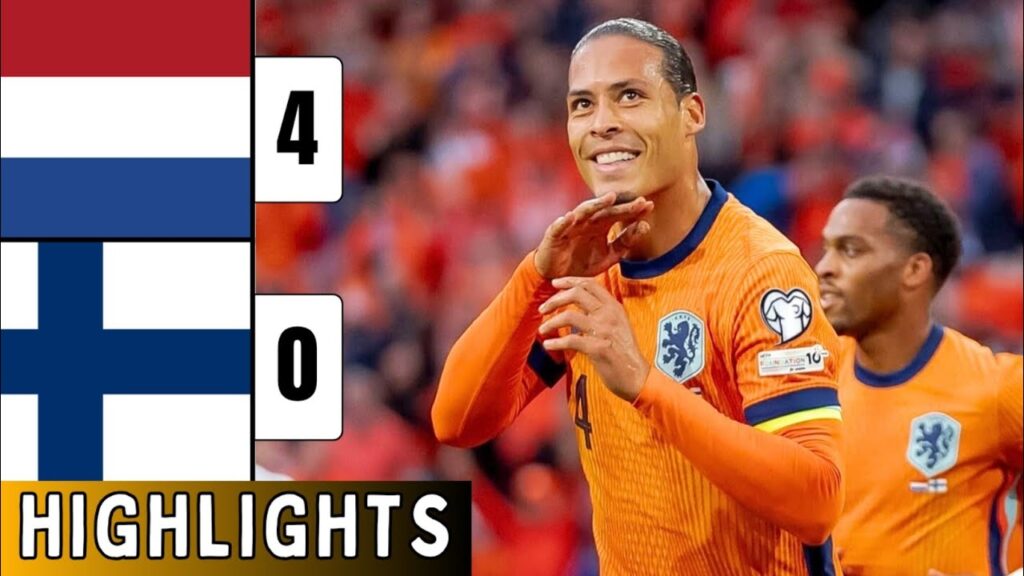 Netherlands vs Finland 4-0 | Highlights | Gakpo Goal | World Cup 2026 Qualifiers | Van Dijk