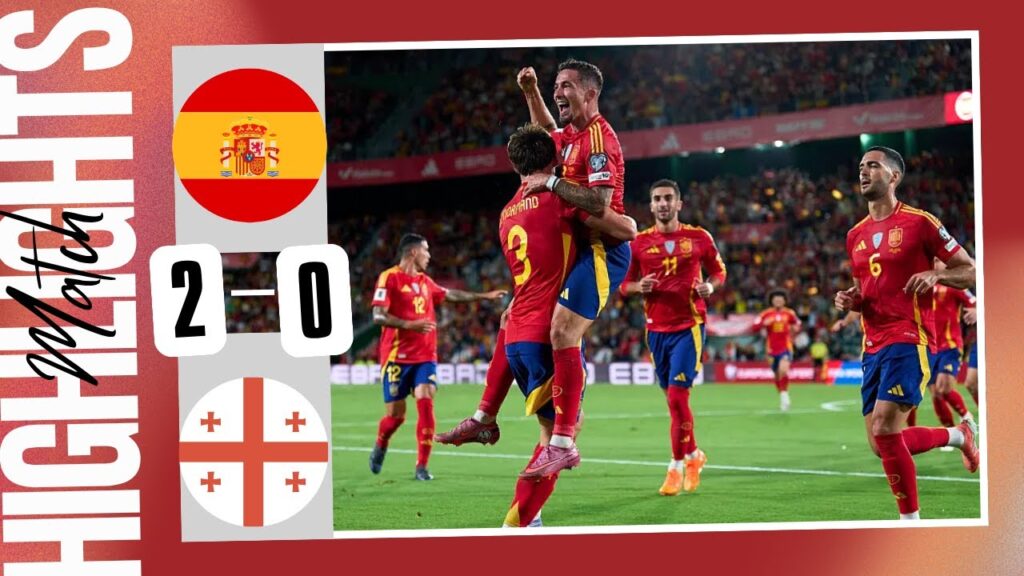 İspanya vs Gürcistan 2-0 • Tüm Goller ve Özet • Mikel Oyarzabal Golü | 2026 Dünya Kupası Elemeleri