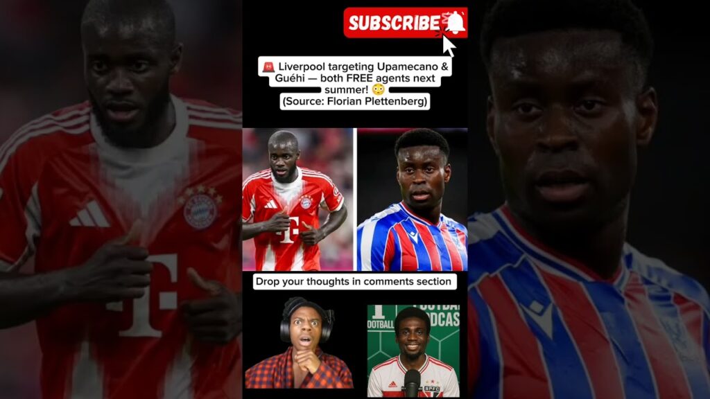 💣 Liverpool PLAN Double Defensive Coup! Upamecano & Guéhi Set for Anfield Move?! 🔴😱