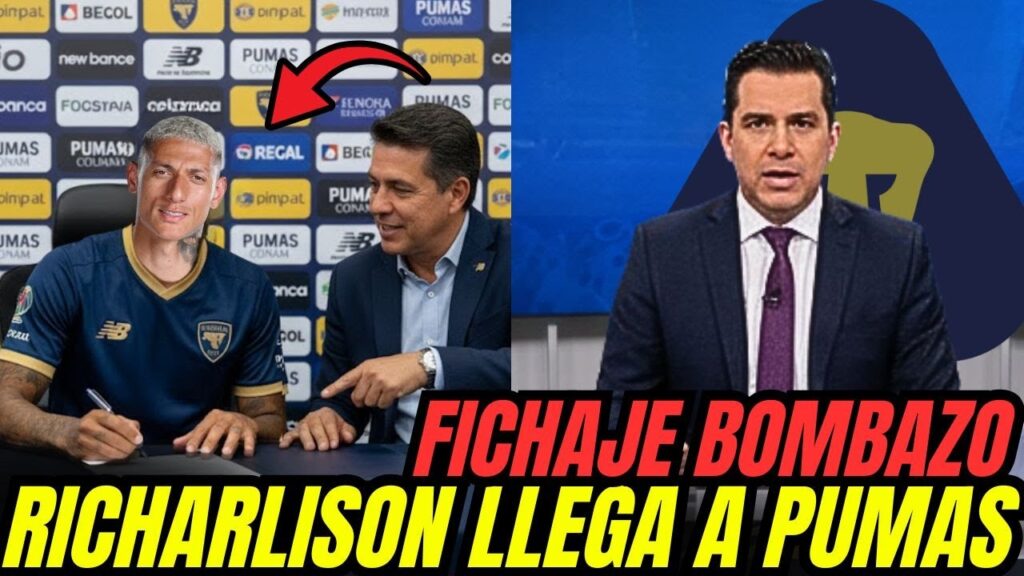 Richarlison firma con Pumas y ELEVA al club a nueva dimensión | noticias de Pumas