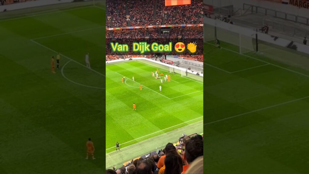Virgil Van Dijk Goal vs Finland 🇳🇱⚽ - Netherlands vs Finland 2025 #shorts #netherlands #football