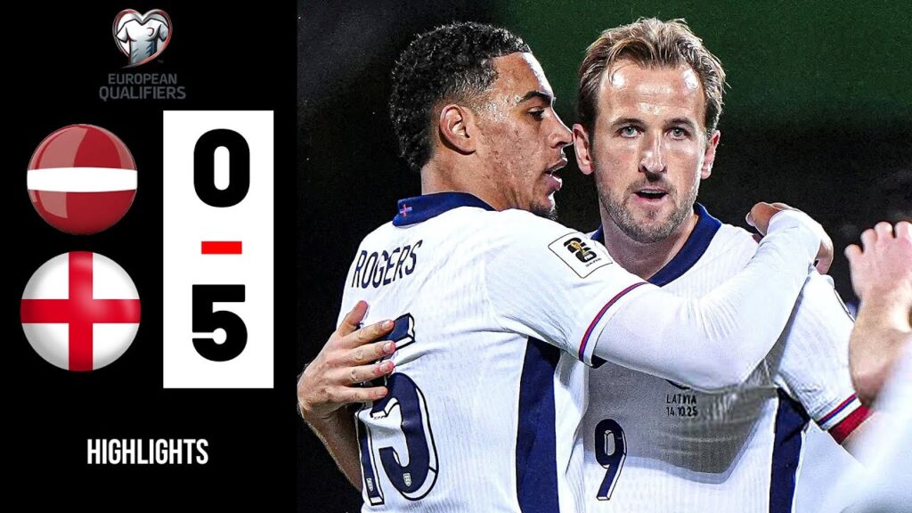 Harry KANE! England 5 x 0 Latvia HIGHLIGHTS