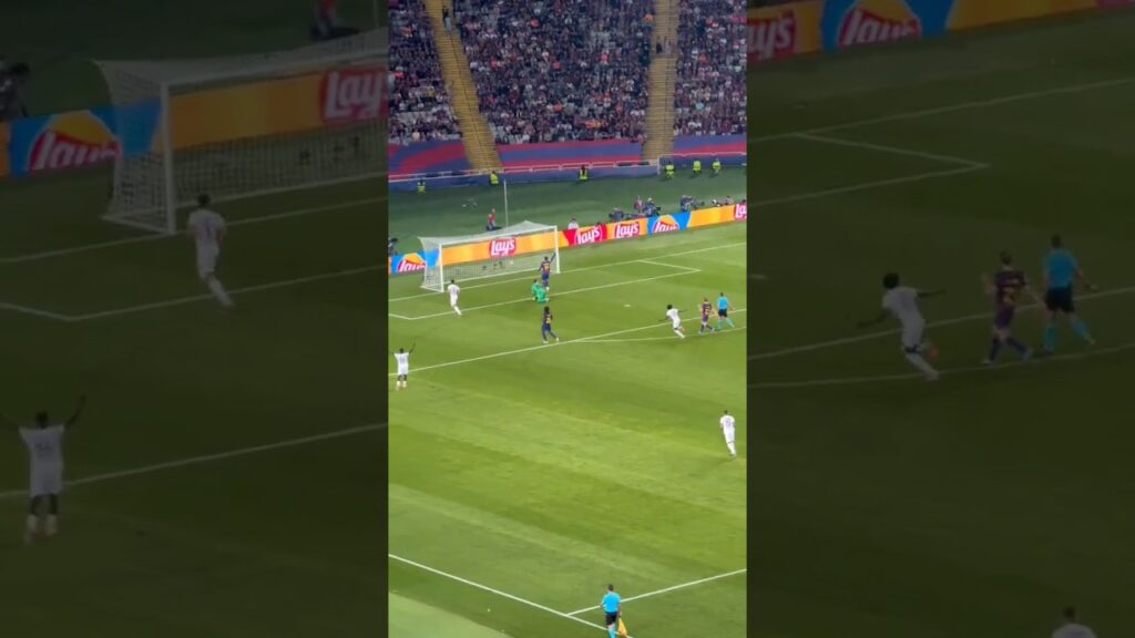 Goncalo Ramos goal vs Barcelona!🔥 #barcelona #football #shorts