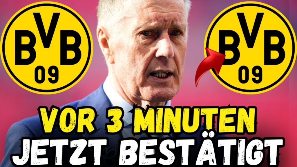 BVB: Eilmeldung! Damit hat niemand gerechnet! Geoff Hurst hat es dem BVB jetzt bestätigt!
