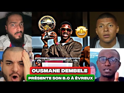 🚨🥹 OUSMANE DEMBELE À ÉVREUX AVEC SON BALLON D’OR