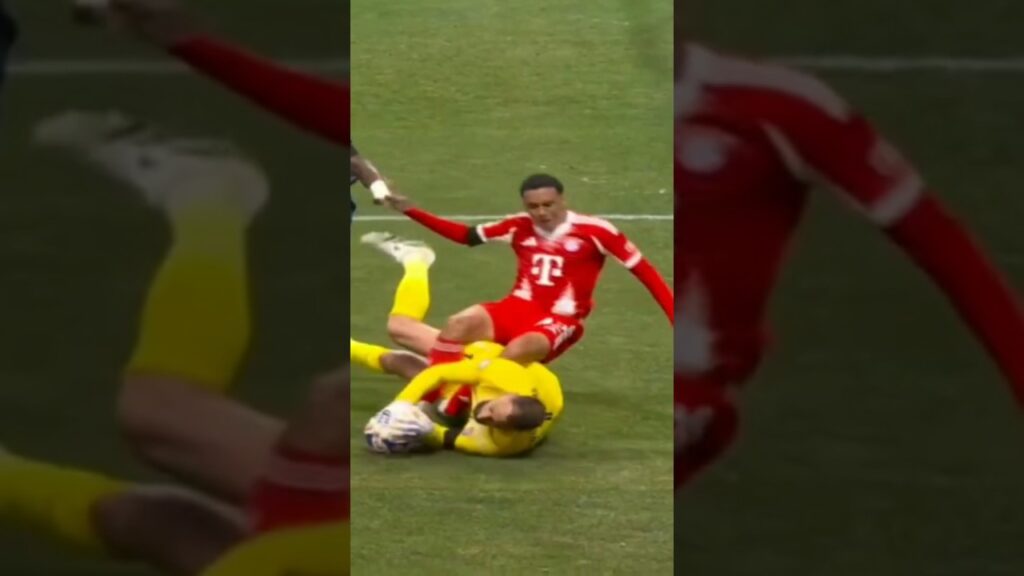 💔 Musiala's Leg Broken by Donnarumma?! | Painful Moment in PSG vs Bayern 😢 #musiala #donarumma