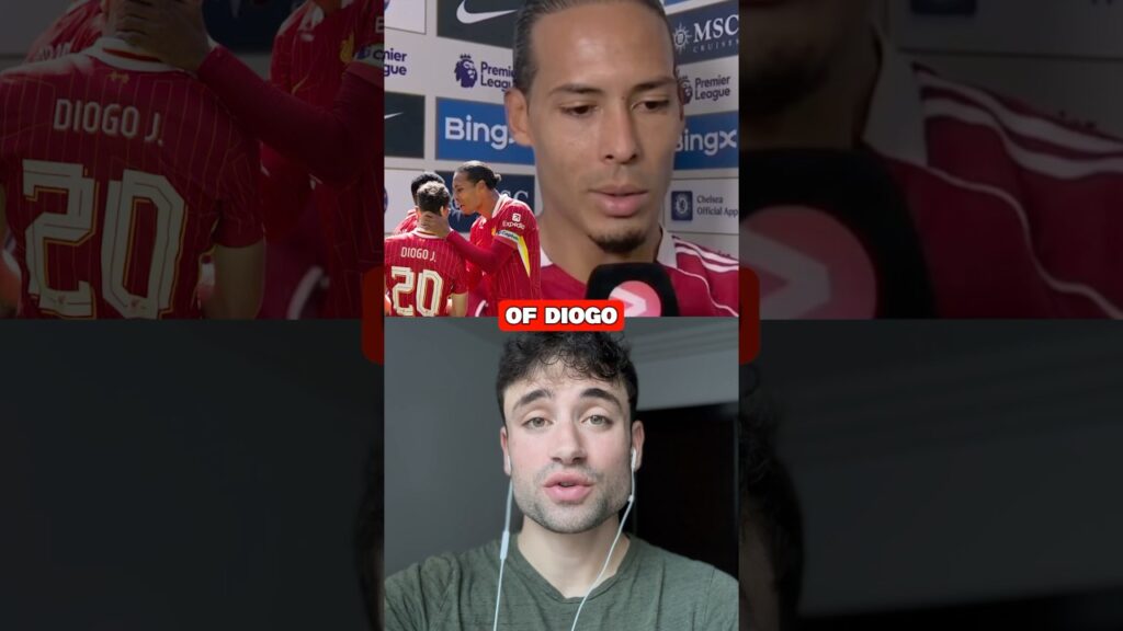 Van Dijk Reminds us of Jota’s Passing… 💔