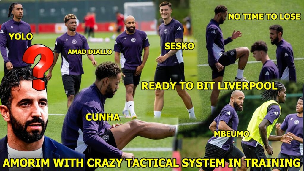 🚨TRAINING TODAY!🔥BACK IN ACTION | THE REDS RISE |  MANCHESTER UNITED TRAIN HARD AHEAD OF LIVERPOOL!!