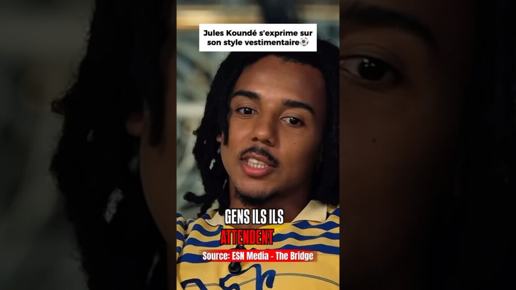 Jules Koundé s’exprime sur son veste vestimentaire #football #foot #kounde #koundé #youtube #viral