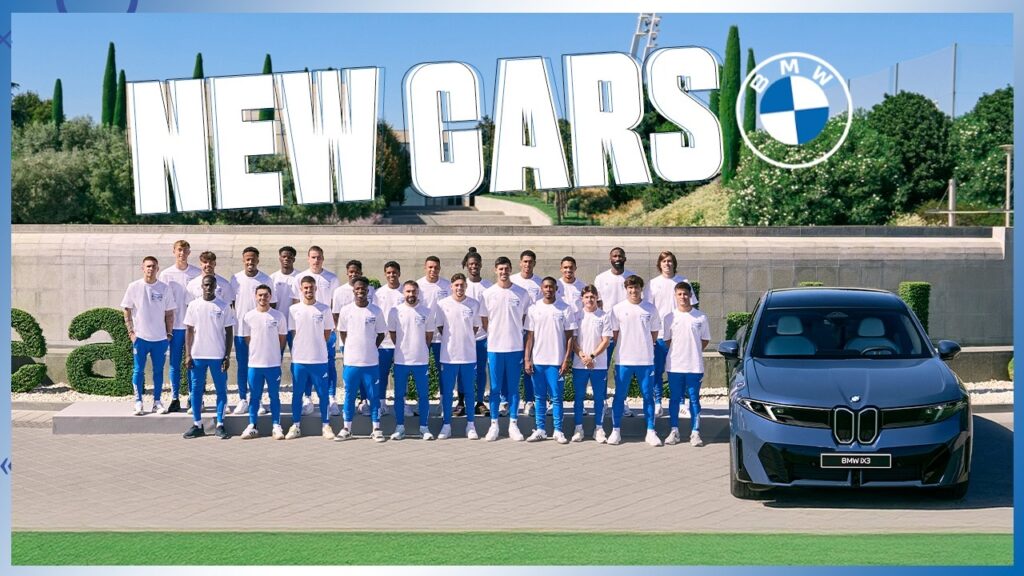 What BMW MODEL did Kylian Mbappé, Jude Bellingham and Vini Jr. choose? | Real Madrid x BMW