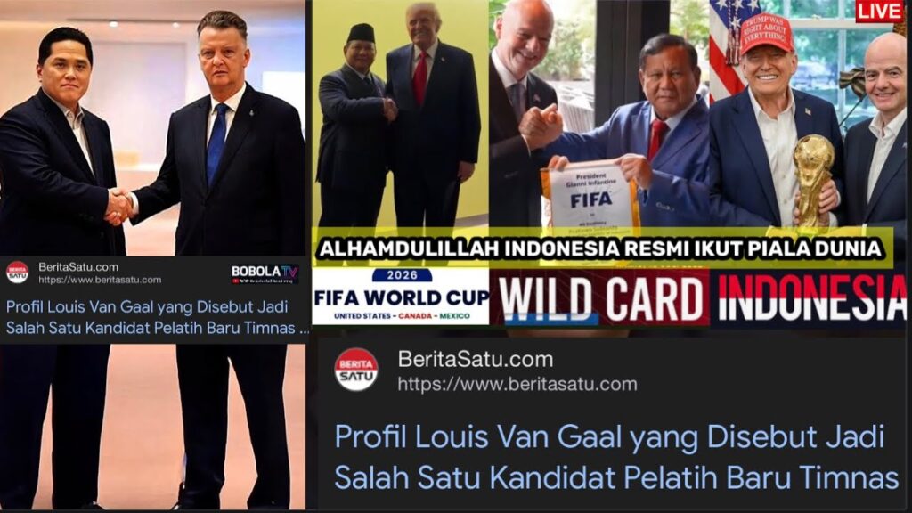 🔴LIVE PSSI . LOUIS VAN GAAL RESMI GANTIKAN PATRICK KLUIVERT . INDONESIA DAPAT WILD CARD PIALA DUNIA