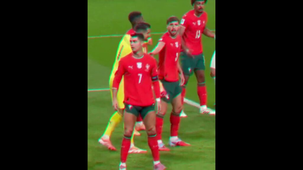 Diogo Costa instructs Ronaldo on where he needs him. #ronaldo #portugal #cristiano #cr7