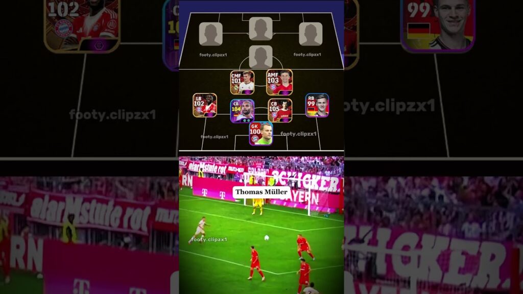 Jamal Musiala chooses his dream football squad #efootballmobile #football #efootball2026