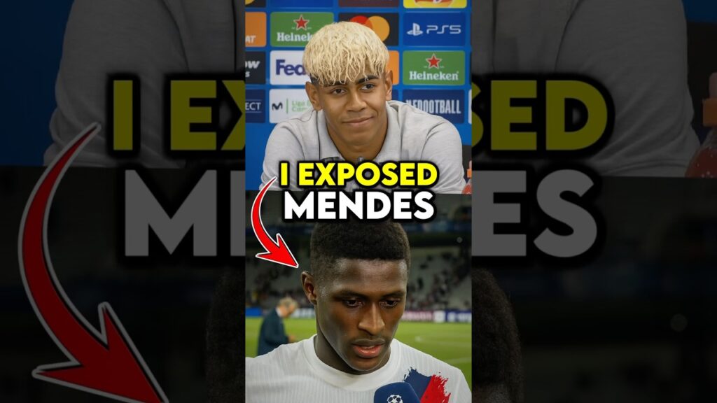 Lamine Yamal EXPOSED Nuno Mendes 😳