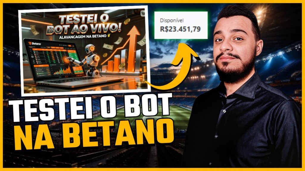 🔥 TESTEI O NOVO BOT AO VIVO NA BETANO (VEJA COMO FOI)