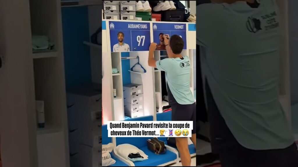 Quand Benjamin Pavard revisite la coupe de cheveux de Théo Vermot… 💇‍♂️💈🤣😭 #shorts