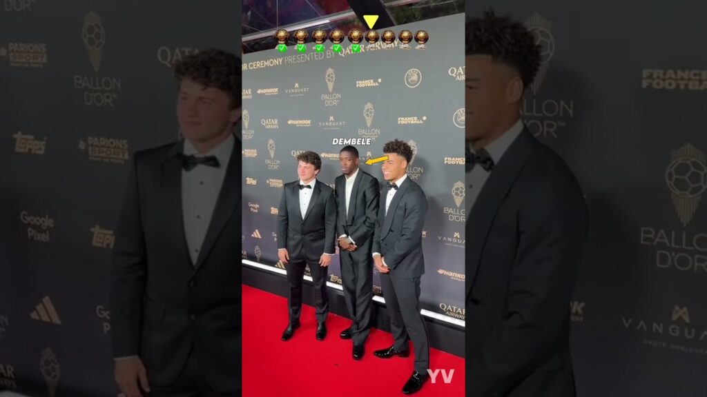 Lamine Yamal & Ousmane Dembélé At Ballon D'or 😍