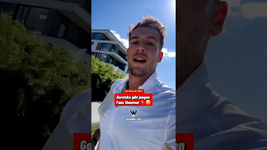 Goretzka gibt jungen Fans Shoutout 🏃🏻‍♂️😅￼