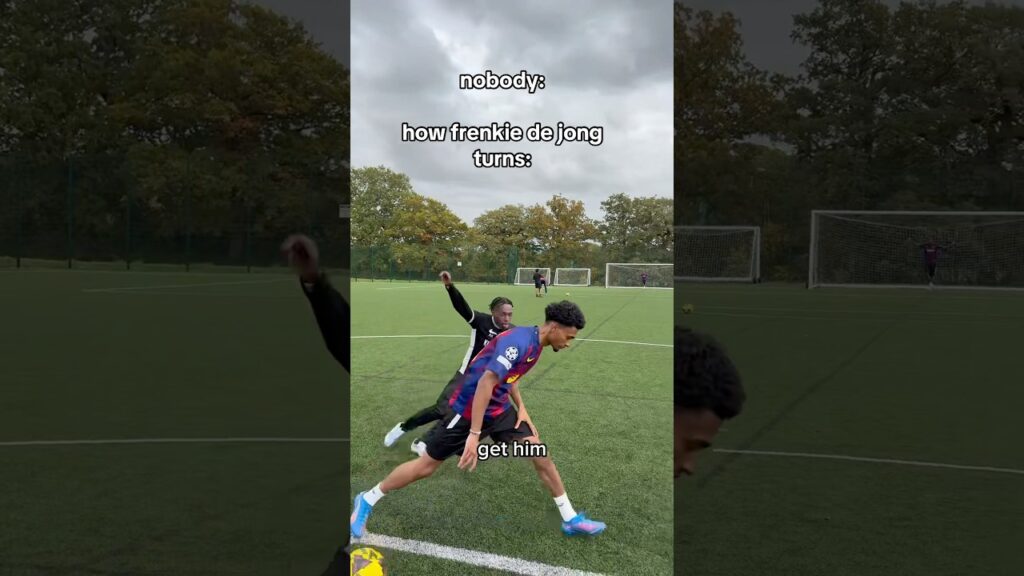 Frenkie de Jong’s SIGNATURE TURN #football #footballshorts #soccer #funny