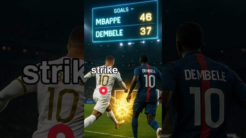 ⚽🔥 Mbappe vs Dembele | Who Ruled 2024-25? #shorts #Football #Soccer #championsleague