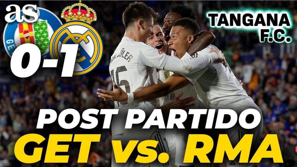 GETAFE 0 – REAL MADRID 1 | Polémica y análisis del partido | ARDA, MBAPPÉ y VINICIUS | Tangana FC #8 GETAFE 0 - REAL MADRID 1 | Polémica y análisis del partido | ARDA, MBAPPÉ y VINICIUS | Tangana FC #8