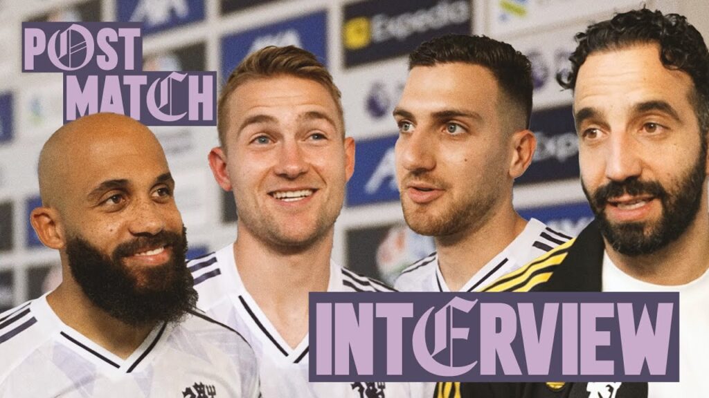 Amorim & The Lads React To Victory At Anfield! 👏