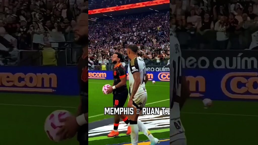 olha só o que o Memphis depay fez em partida do Corinthians 😅🫵.#futebol #brasileirao